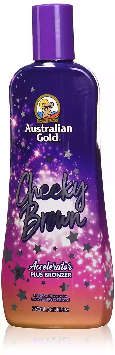 Australian Gold, CHEEKY BROWN Accelerator Dark Natural Bronzers, Tanning Bed Lotion