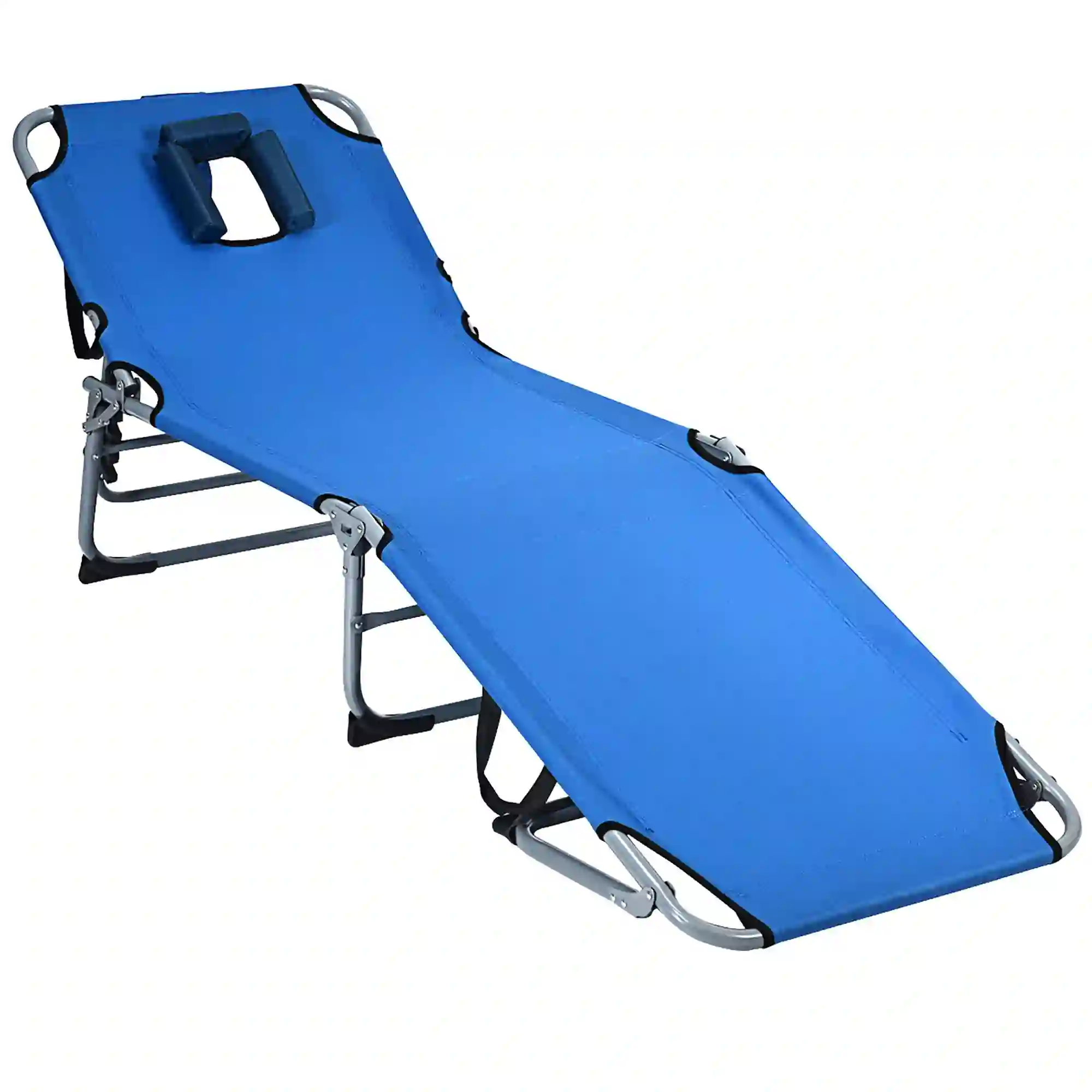 Costway Foldable Lounge Chair with face hole